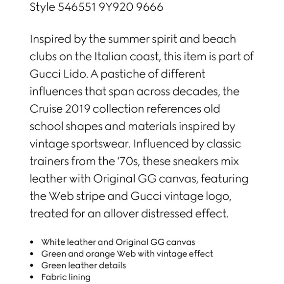 GUCCI mens Screener GG sneaker size 10 - Picture 4 of 10